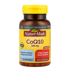 nature made, coq10 100 mg soft gels, 120 count value size for heart health