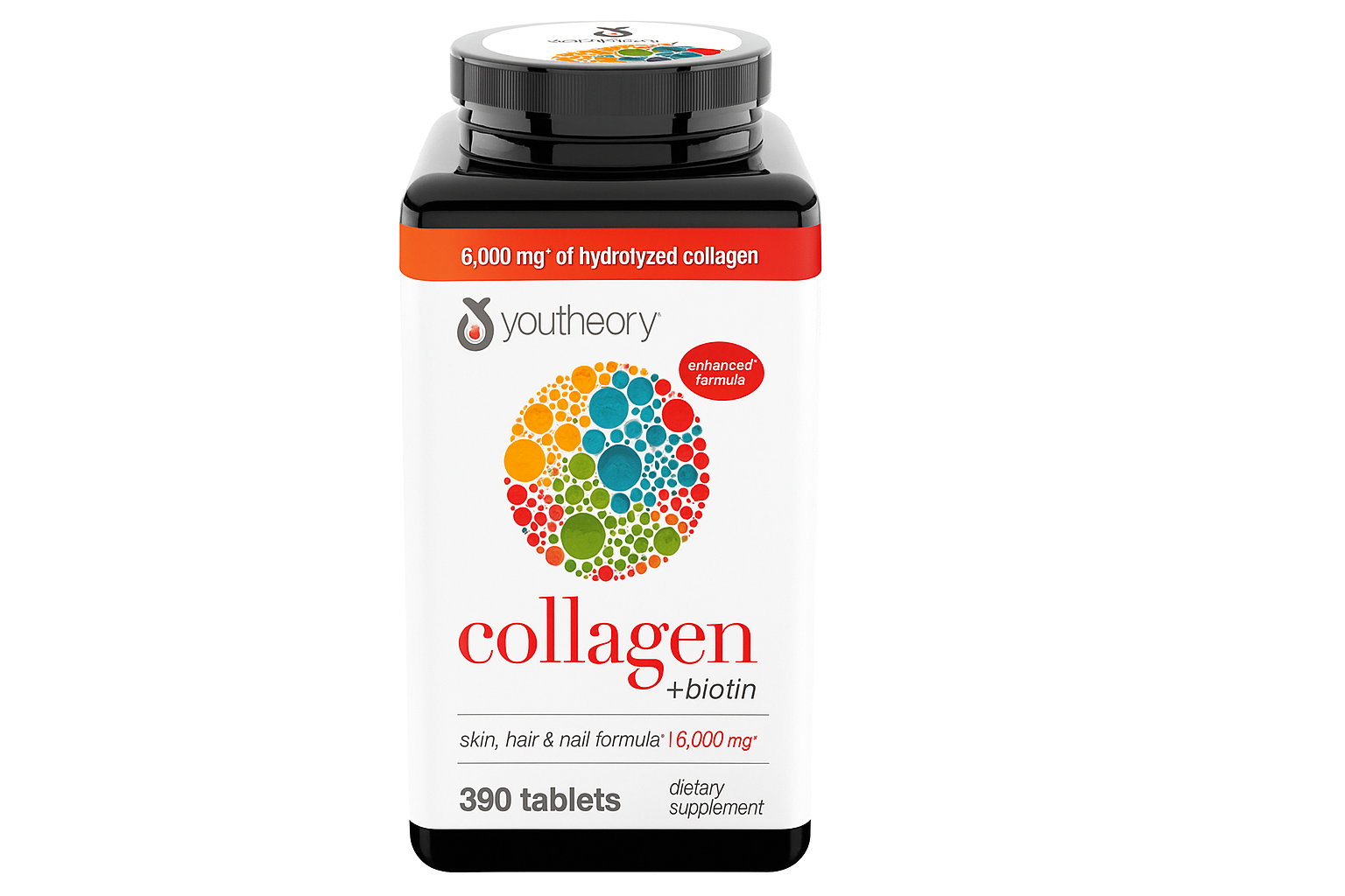 youtheory, collagen 6,000 mg collagen with biotin for hair, skin & nails* supplements for women & men 160 tablets youtheory, collagen 6,000 mg collagen with biotin for hair, skin & nails* supplements for women & men 160 tablets