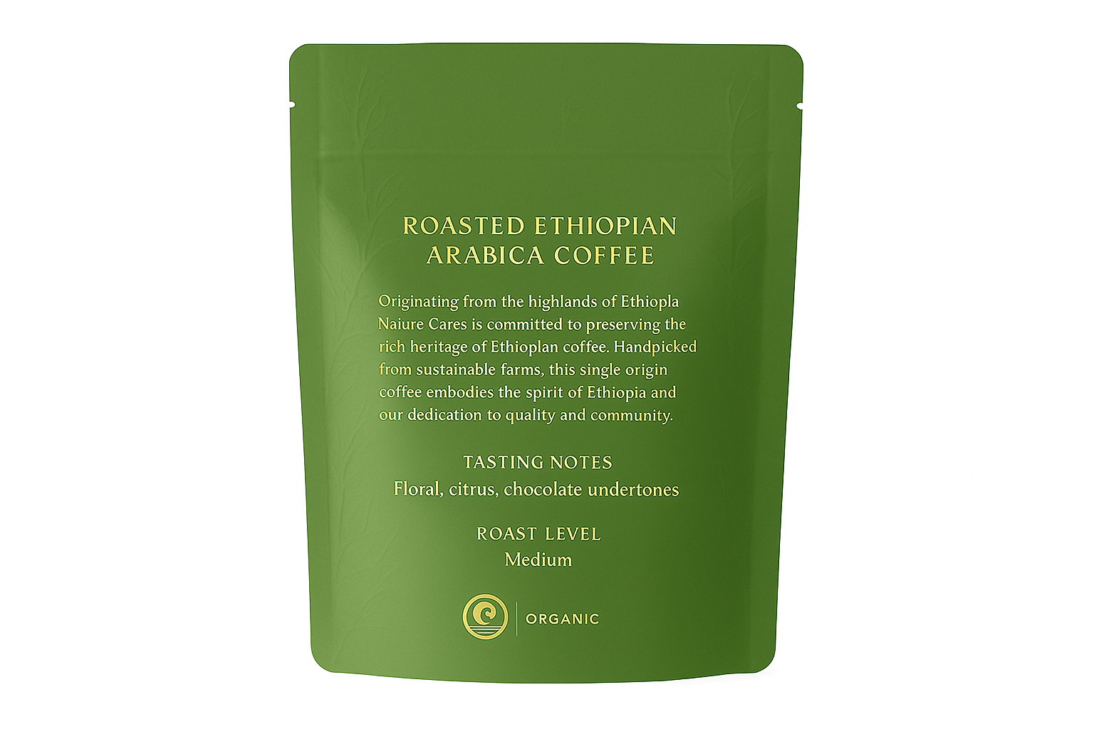 Nature Cares Ethiopian Roasted Coffee 250g – Premium Arabica Beans Nature Cares Ethiopian Roasted Coffee – Premium Arabica Beans, 250g | Fresh, Natural & Luxury Taste